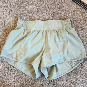 Lululemon Athletica Mint Green Athletic Shorts